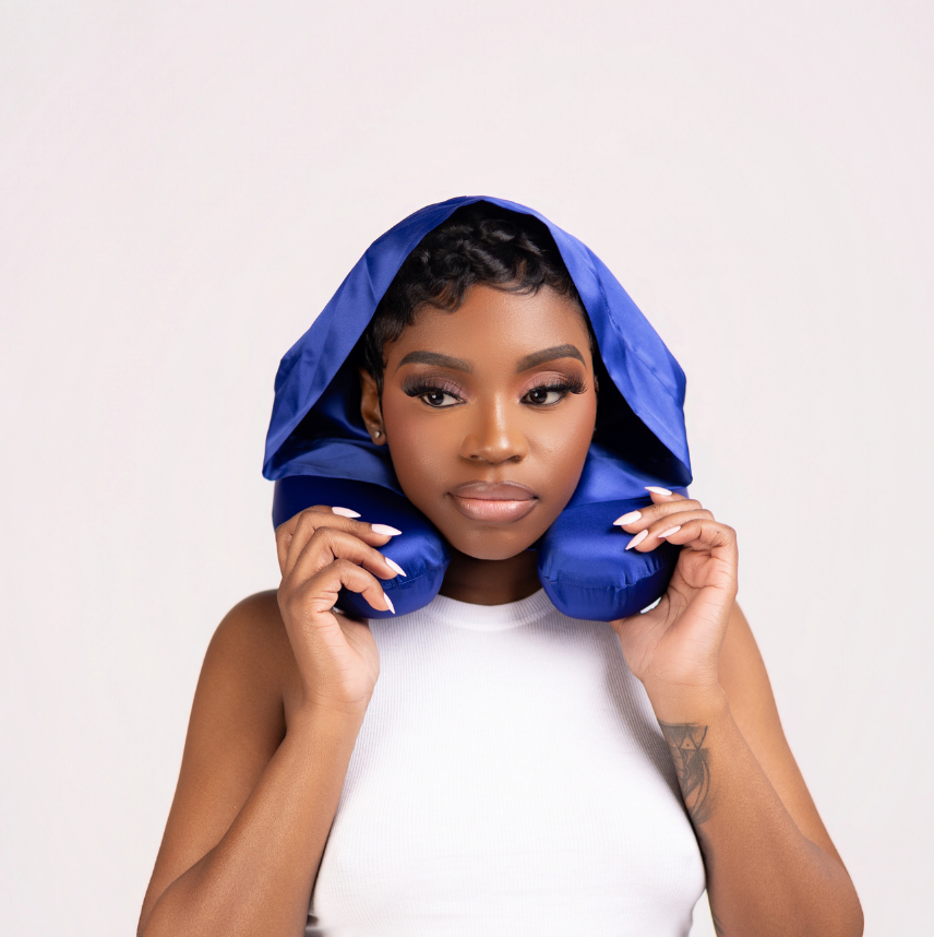 Plush Protector Hooded Neck Pillow